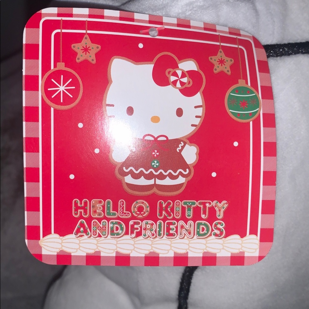 🆕- HUGE Oversized Hello Kitty Snowman with Red Bow Throw Pillow - Picture 7 of 8
